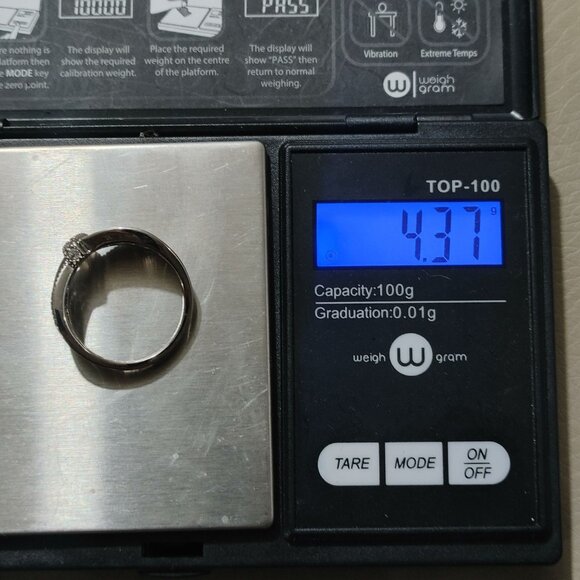 Sterling Silver 925 Ring Quartz Amethyst Bow Knot Crossover Purple Clear Square - Picture 6 of 9